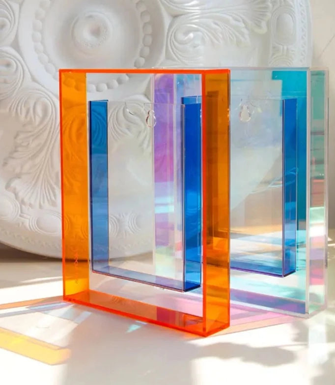 Colorful Acrylic Picture Frames - Freestanding Display