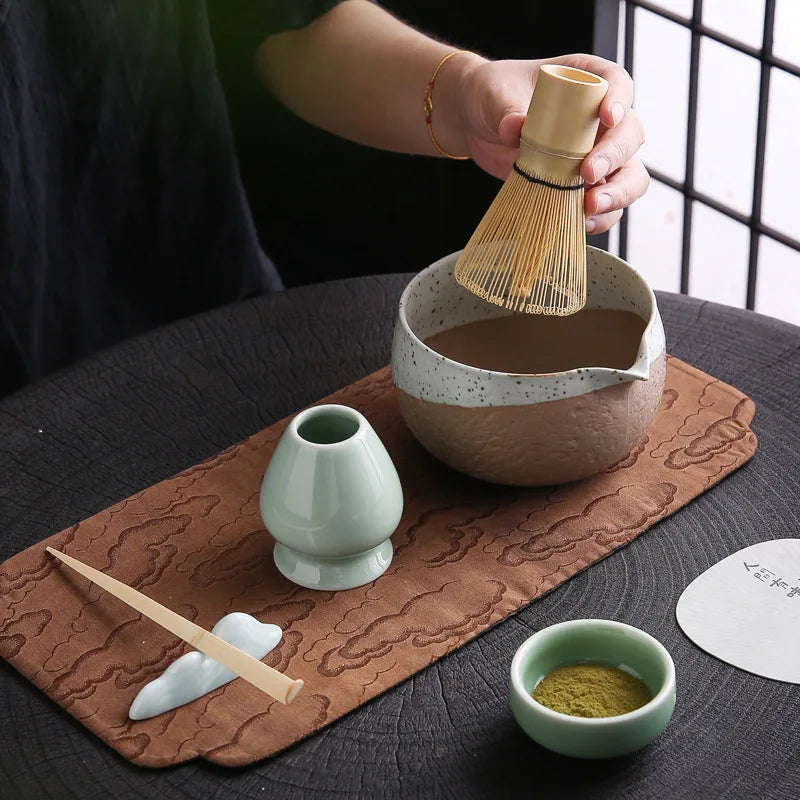 Ceramic Matcha Tea Sets in Various Colours