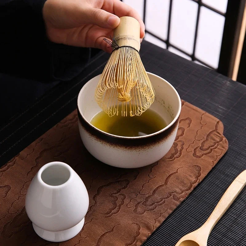 Ceramic Matcha Tea Sets in Various Colours