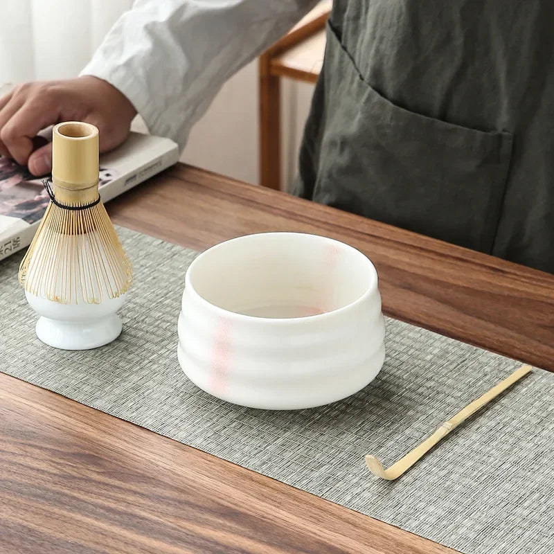 Ceramic Matcha Tea Sets in Various Colours