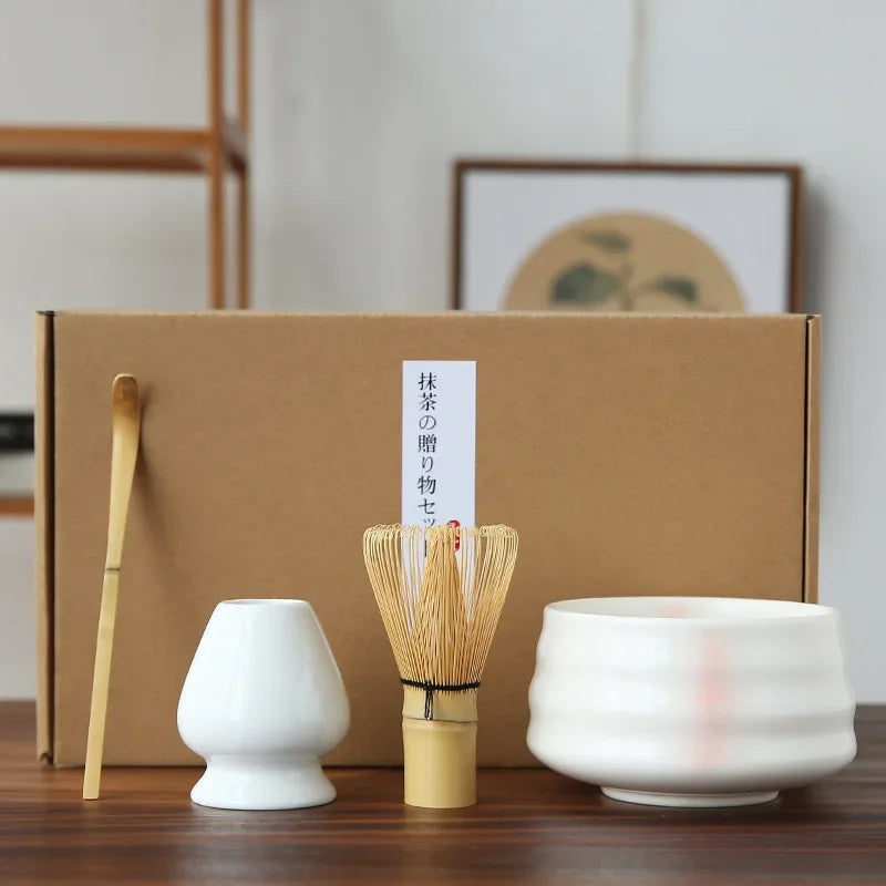 Ceramic Matcha Tea Sets in Various Colours