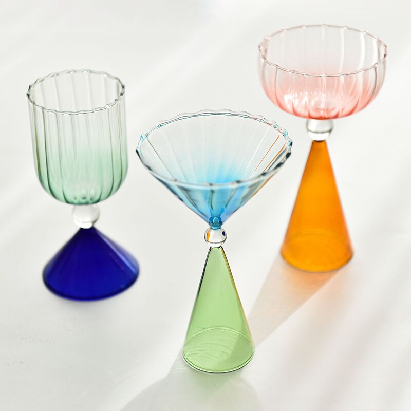 Tinted Cocktail Glasses