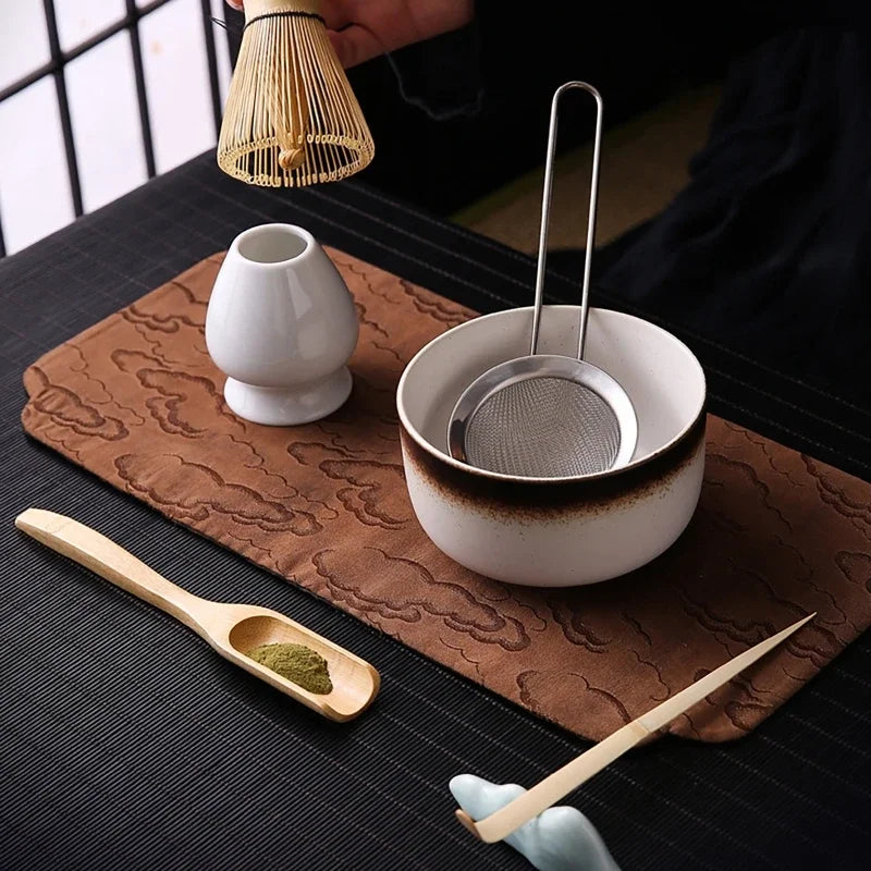 Ceramic Matcha Tea Sets in Various Colours