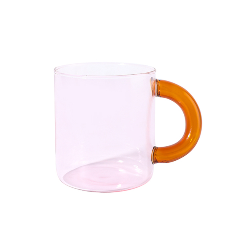 Tinted Glass Cups and Spoons