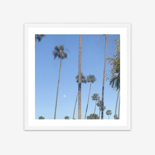 Limited Edition Photo Print - Daylight Moon on 18th Street, Santa Monica