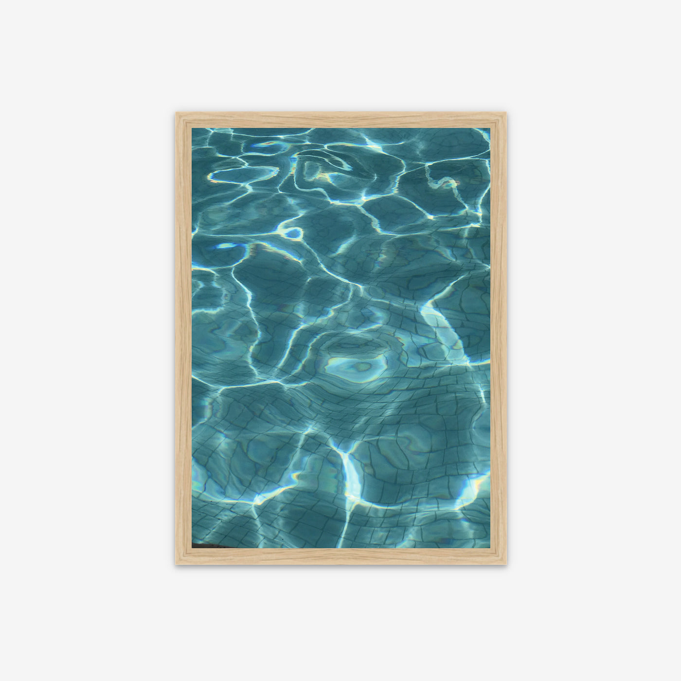 Limited Edition Photo Print - Swimming Pool Light, Santa Monica (A4)