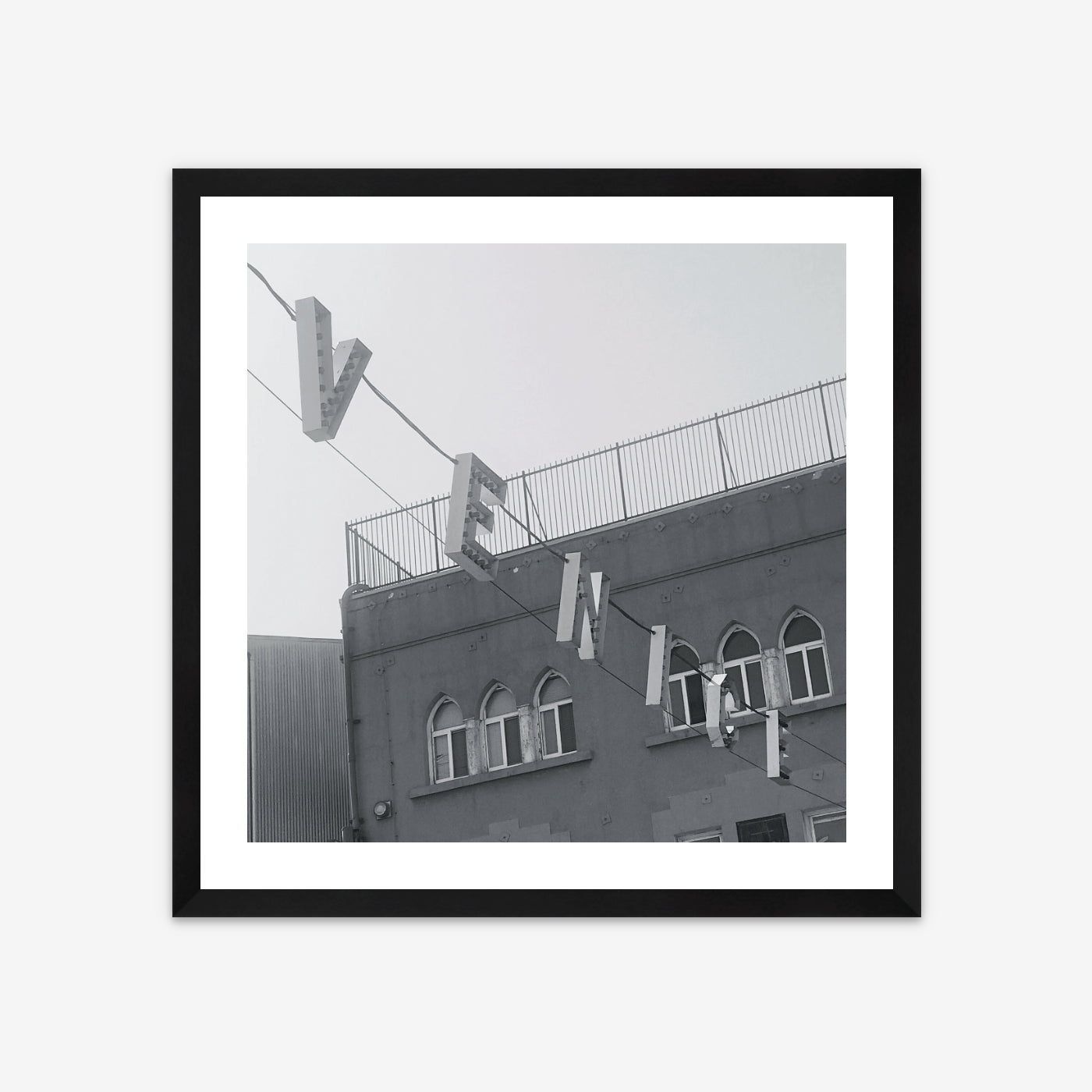 Limited Edition Photo Print - Venice, Los Angeles (Black and White)