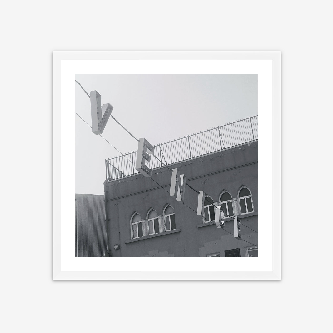 Limited Edition Photo Print - Venice, Los Angeles (Black and White)