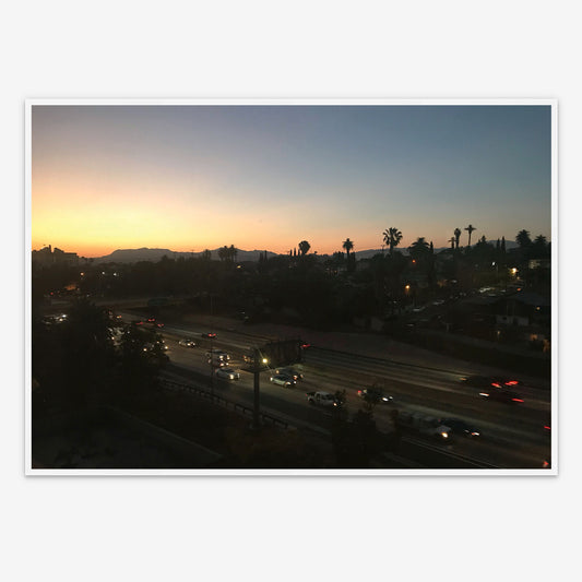 Limited Edition Framed Photo Print - Fleeting Lights, West LA