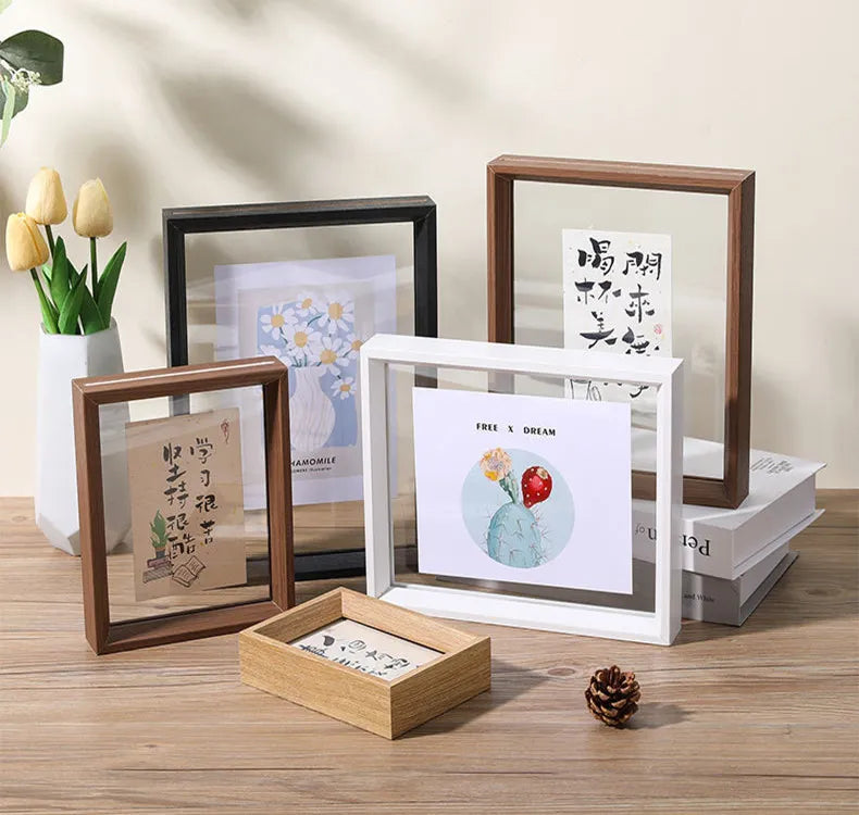 Wooden Floating Picture Frames