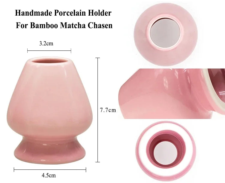 Pink Ceramic Matcha Bowl Matcha Tea Set