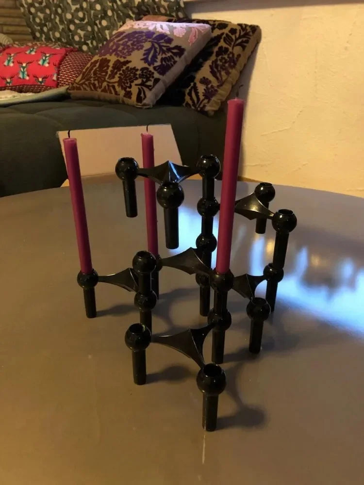 Molecular Metal Candlestick Holders