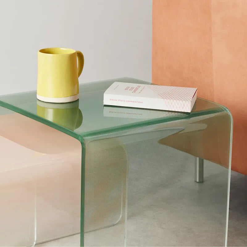 Pastel Tinted Acrylic Side Tables