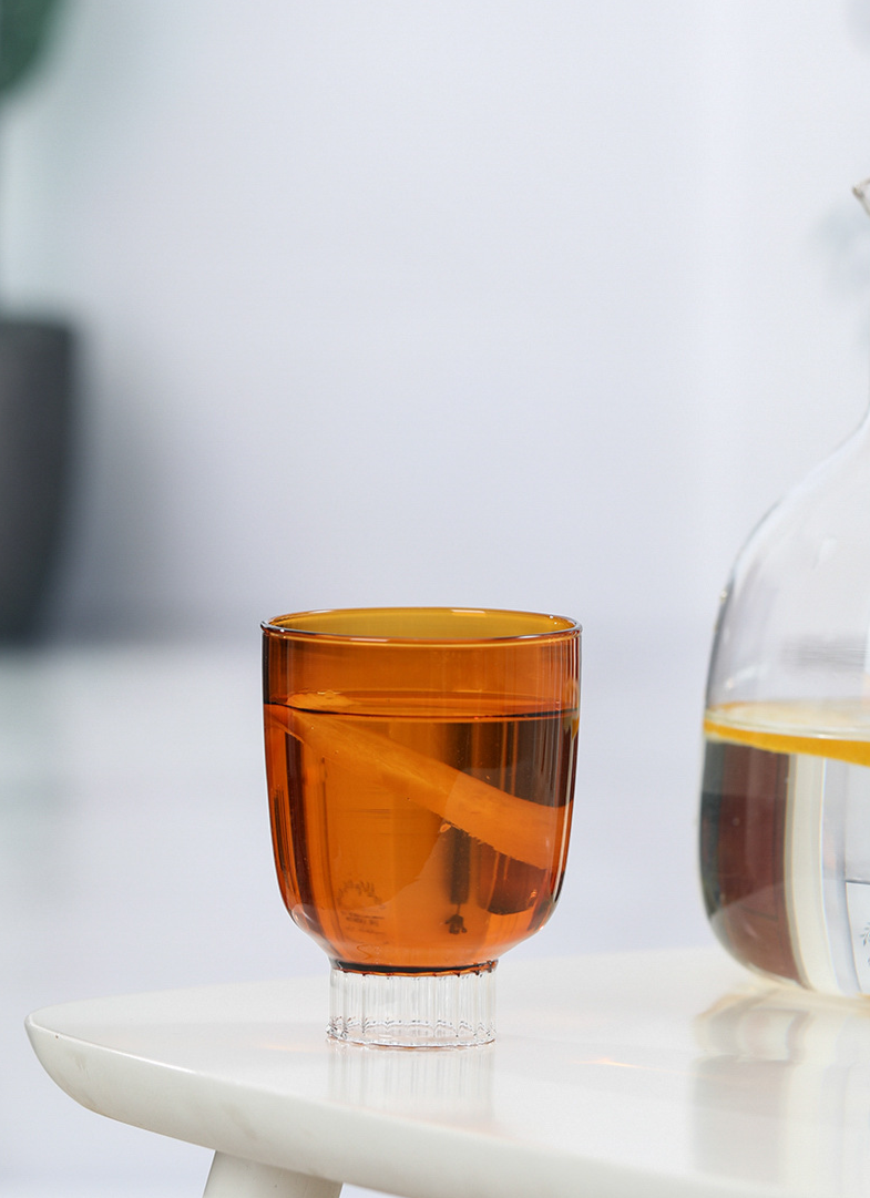 Tinted Glass Water Carafes and Glasses