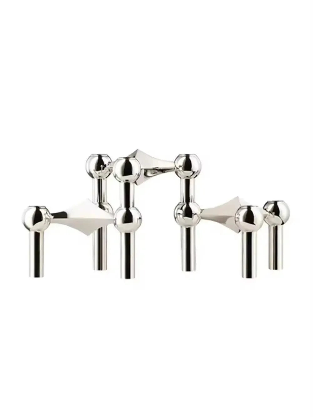 Molecular Metal Candlestick Holders