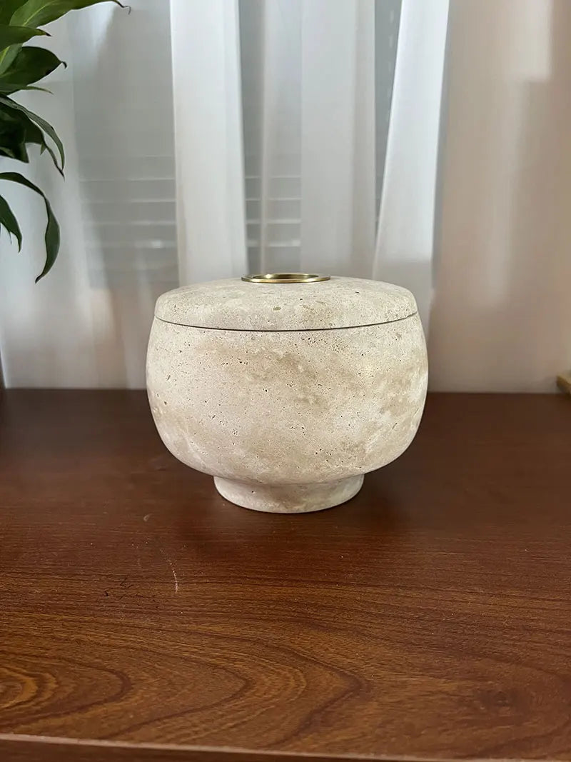 Travertine Fragrance Stick Diffuser Pots